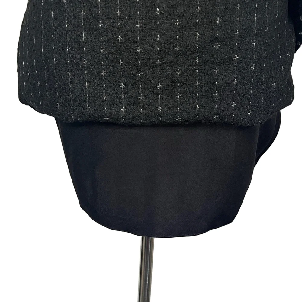 Seni & Cade Black Sequin V-Neck Mini Dress - Picture 4 of 7